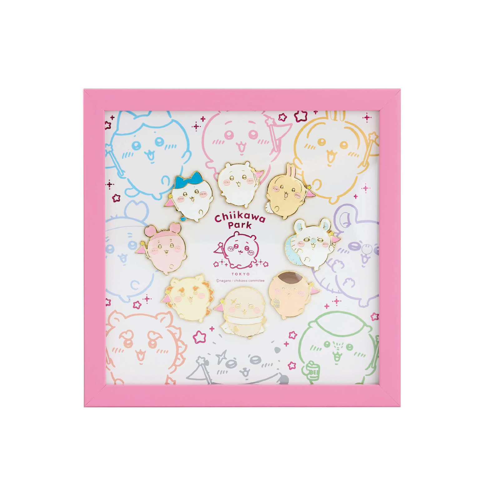 ちいかわパーク 額縁ピンバッチセット | ちいかわパーク公式グッズ