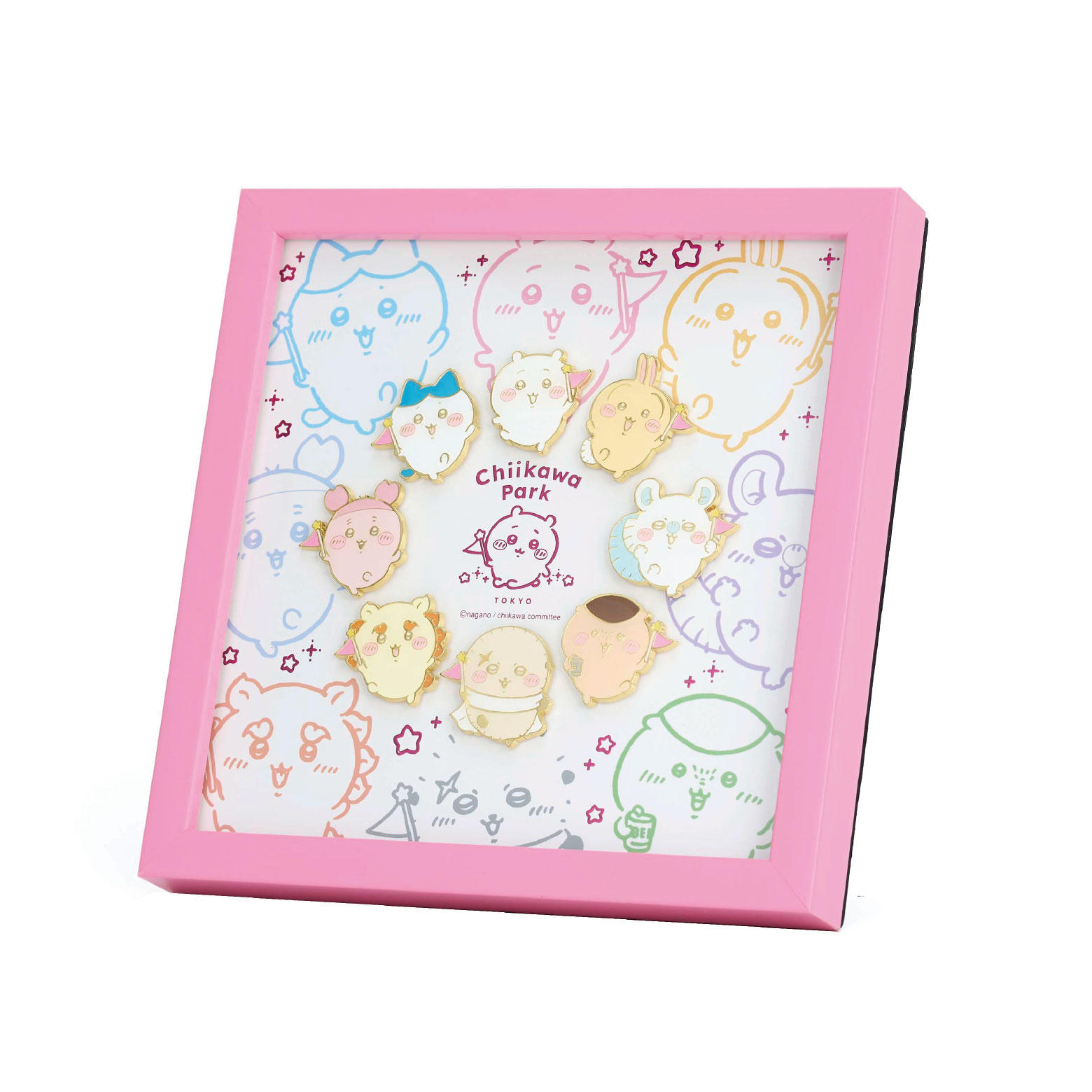 ちいかわパーク 額縁ピンバッチセット | ちいかわパーク公式グッズ