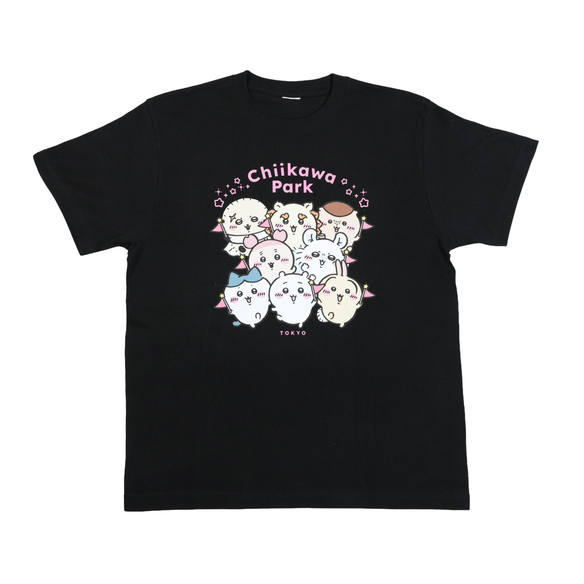 ちいかわパーク Tシャツ メインビジュアル ブラック