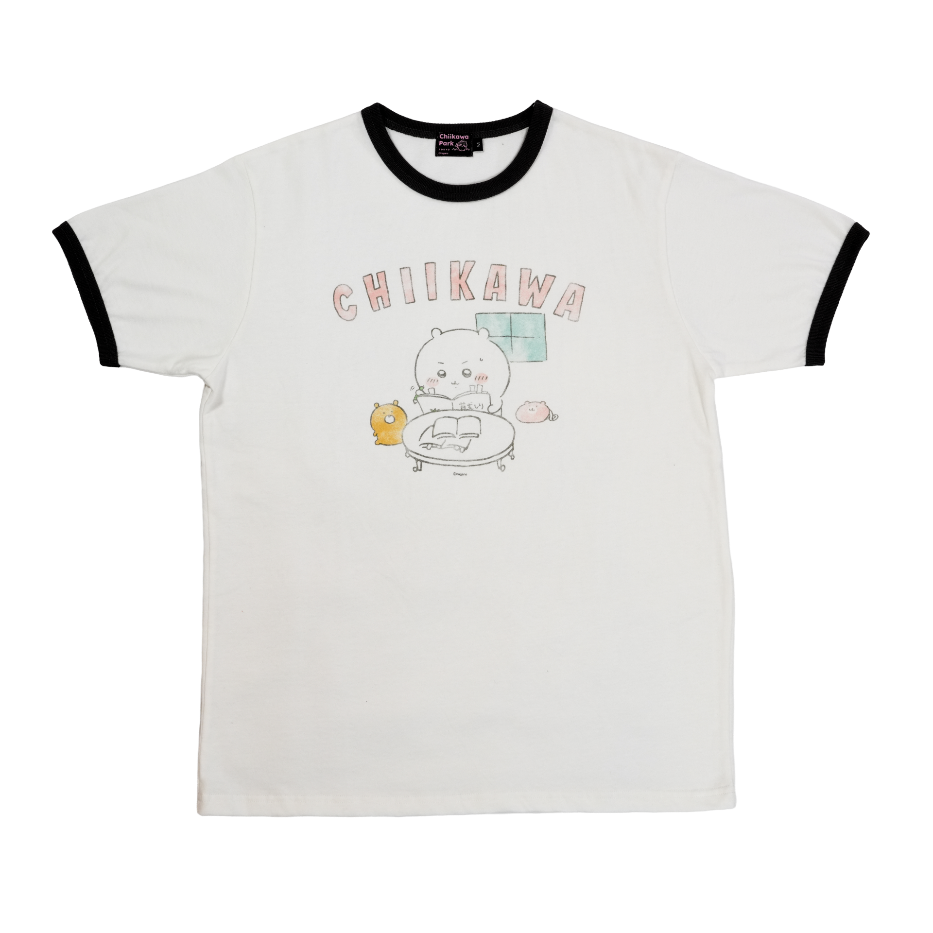 ちいかわパーク リンガーTシャツ ちいかわ アイボリー