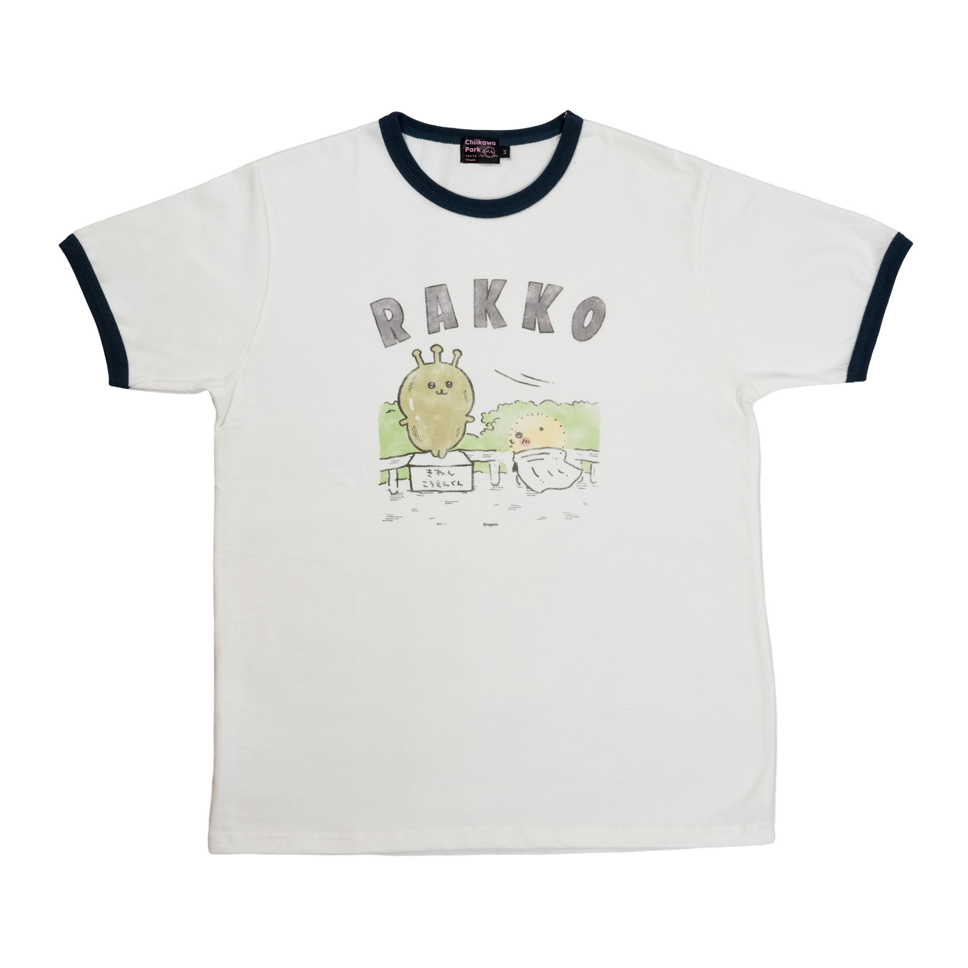 ちいかわパーク リンガーTシャツ ラッコ アイボリー