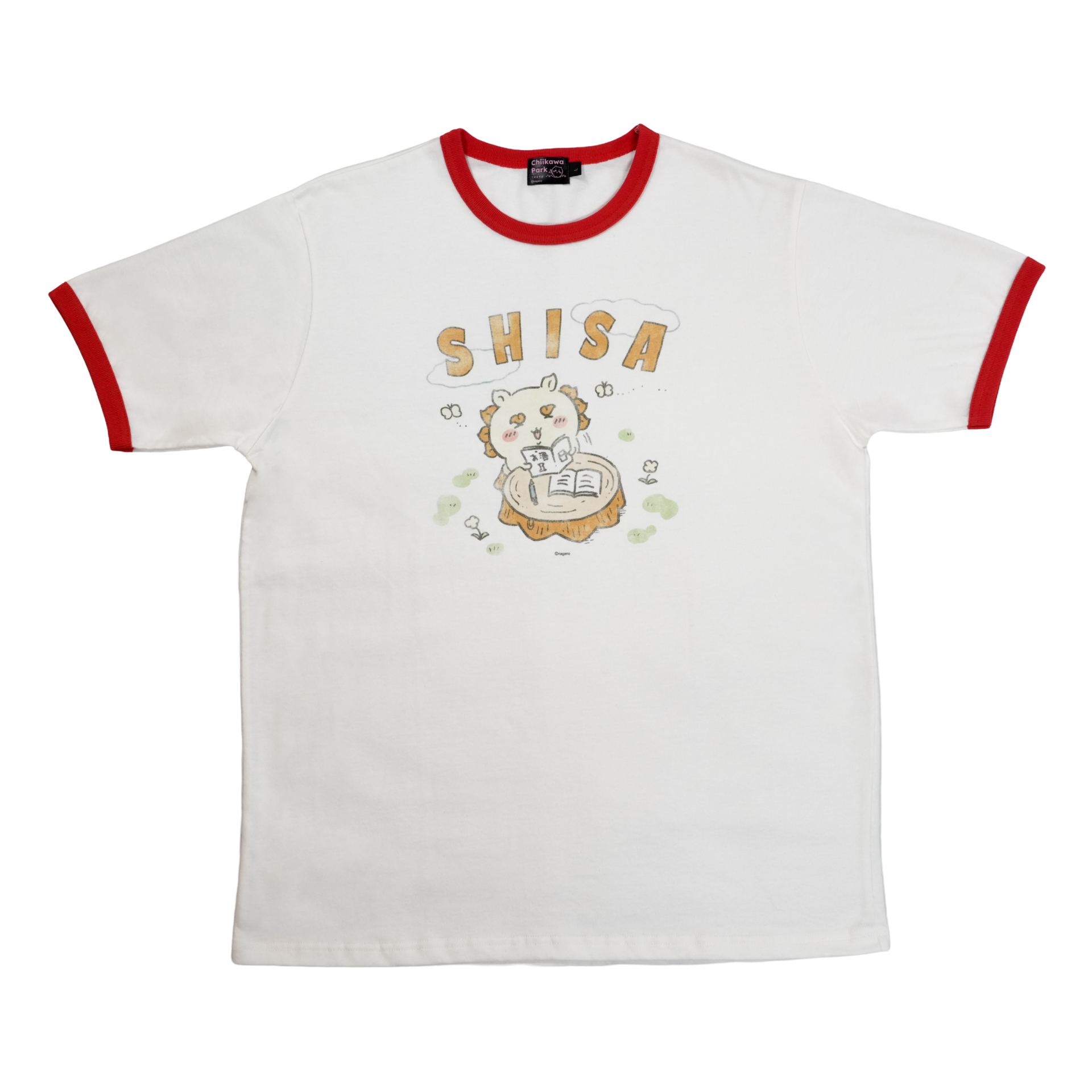 ちいかわパーク リンガーTシャツ シーサー アイボリー