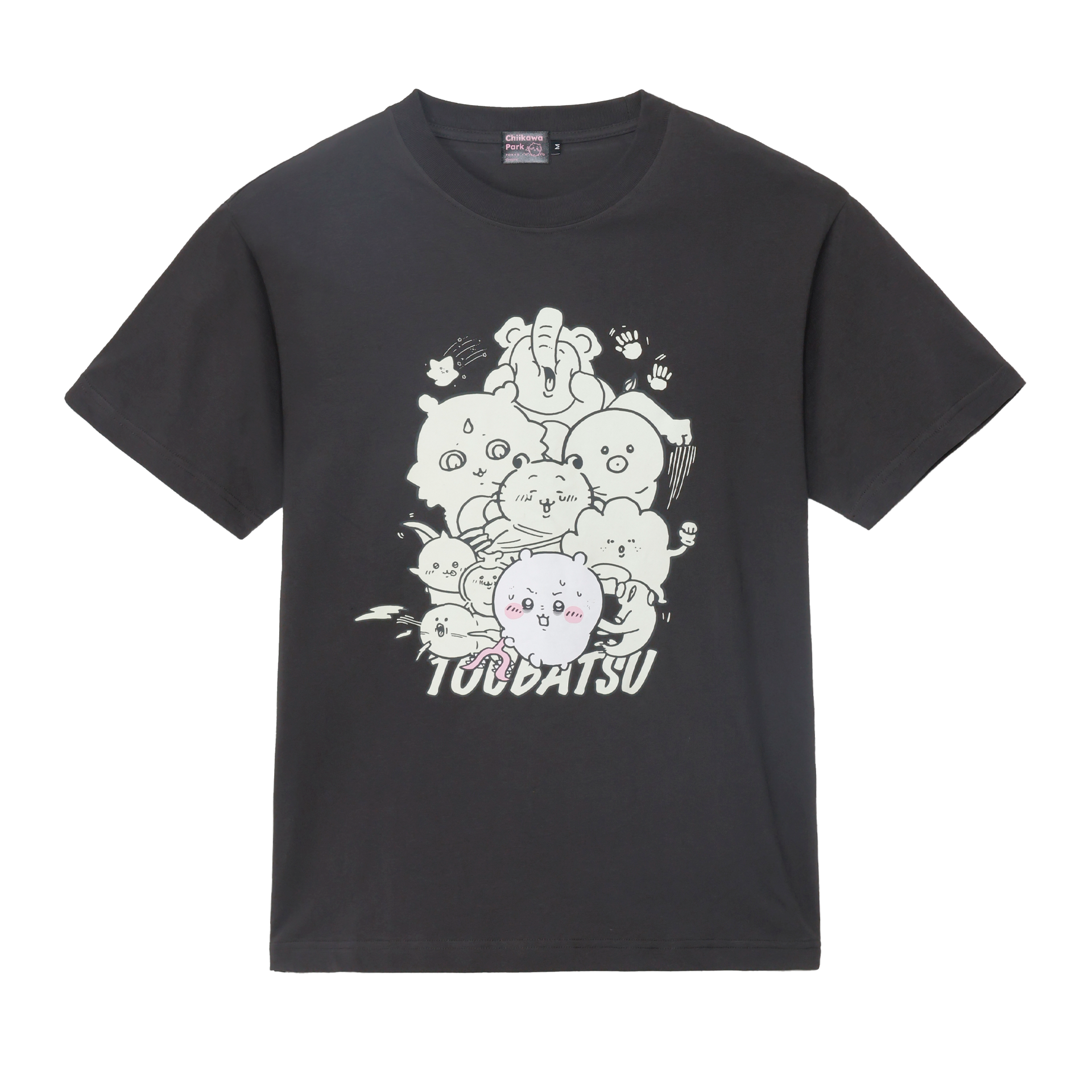 ちいかわパーク リンガーTシャツ くりまんじゅう ブラック | ちいかわ 