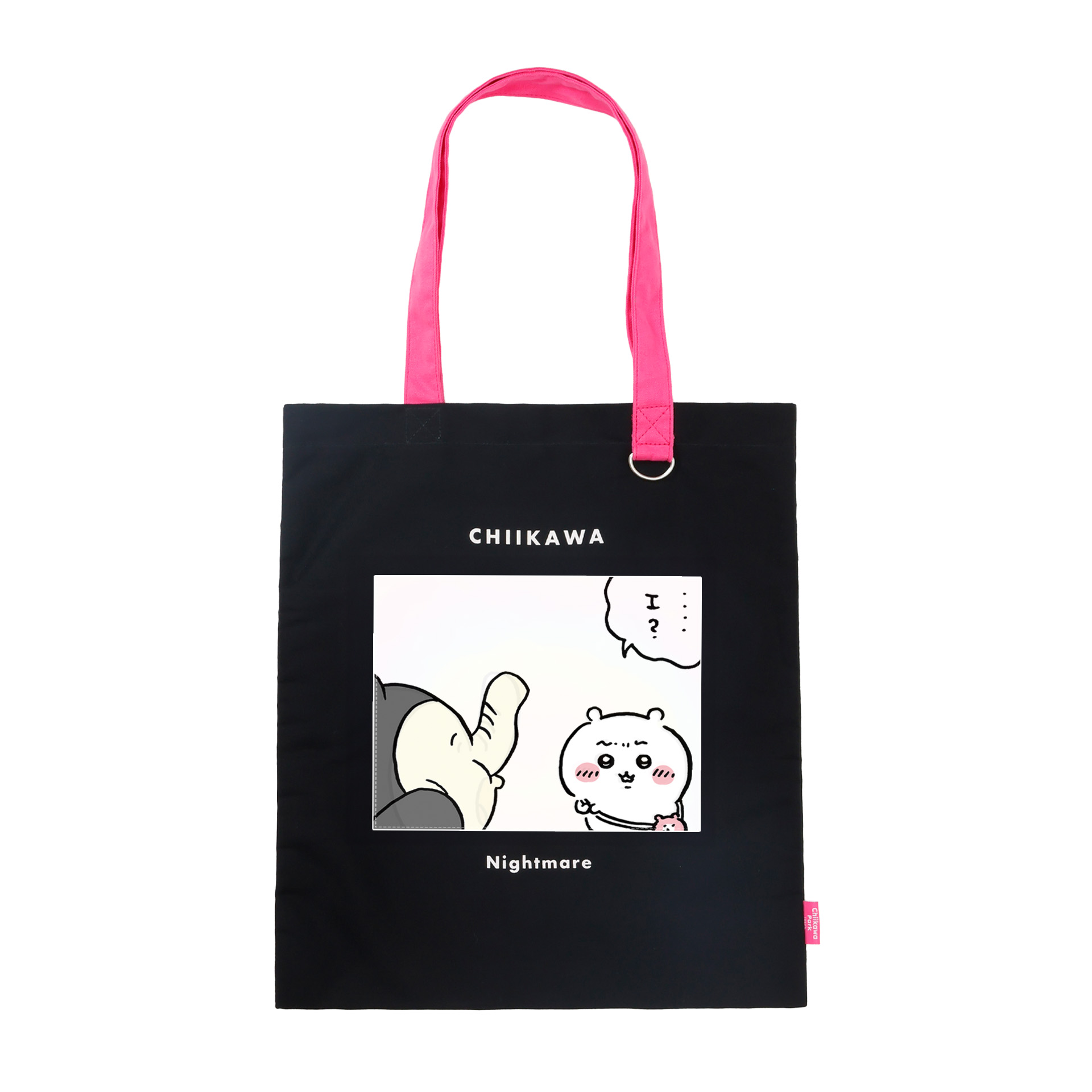 ちいかわパーク レンチキュラートートバッグ 悪夢 ブラック/ピンク ONE 2