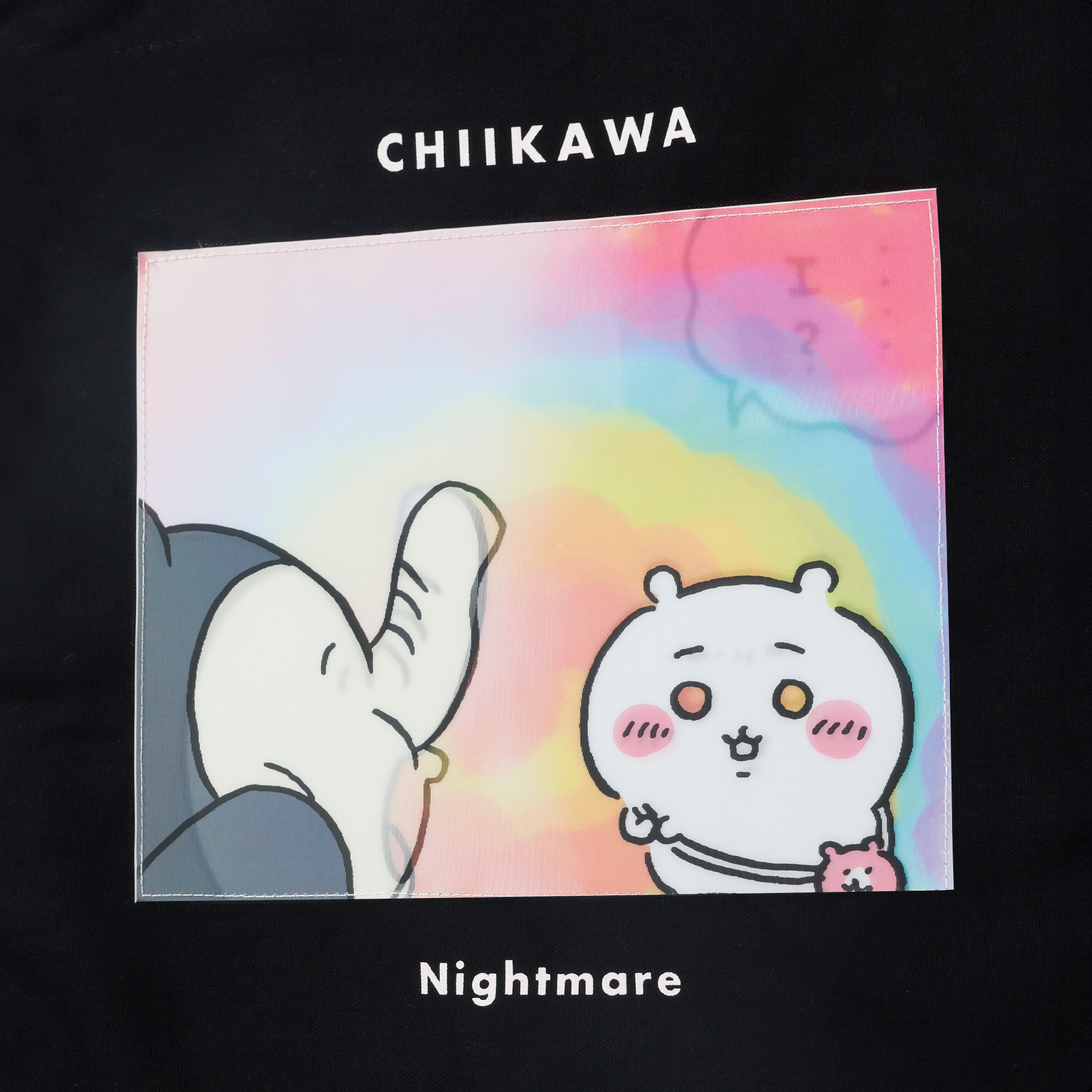ちいかわパーク レンチキュラートートバッグ 悪夢 ブラック/ピンク ONE 4