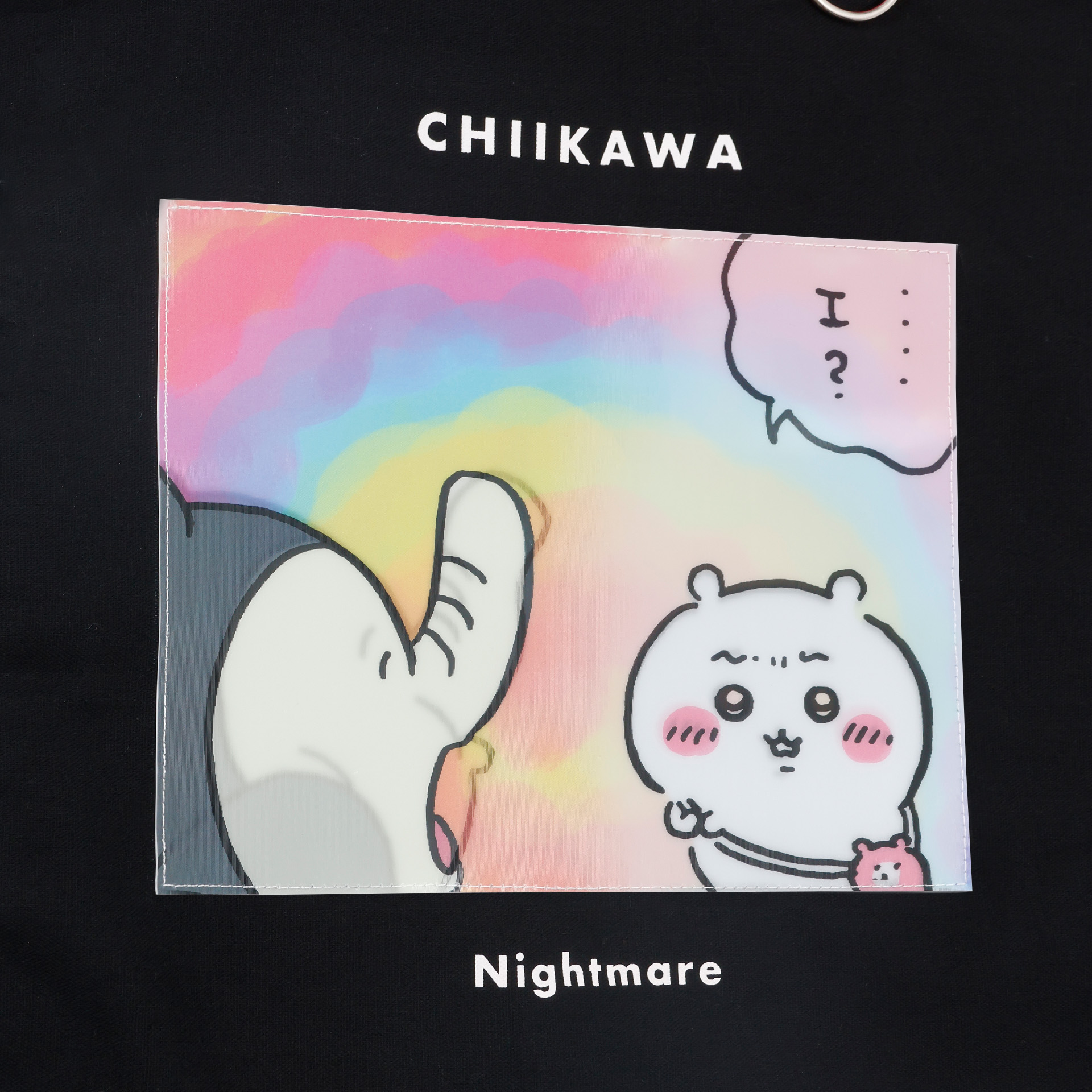 ちいかわパーク レンチキュラートートバッグ 悪夢 ブラック/ピンク ONE 5