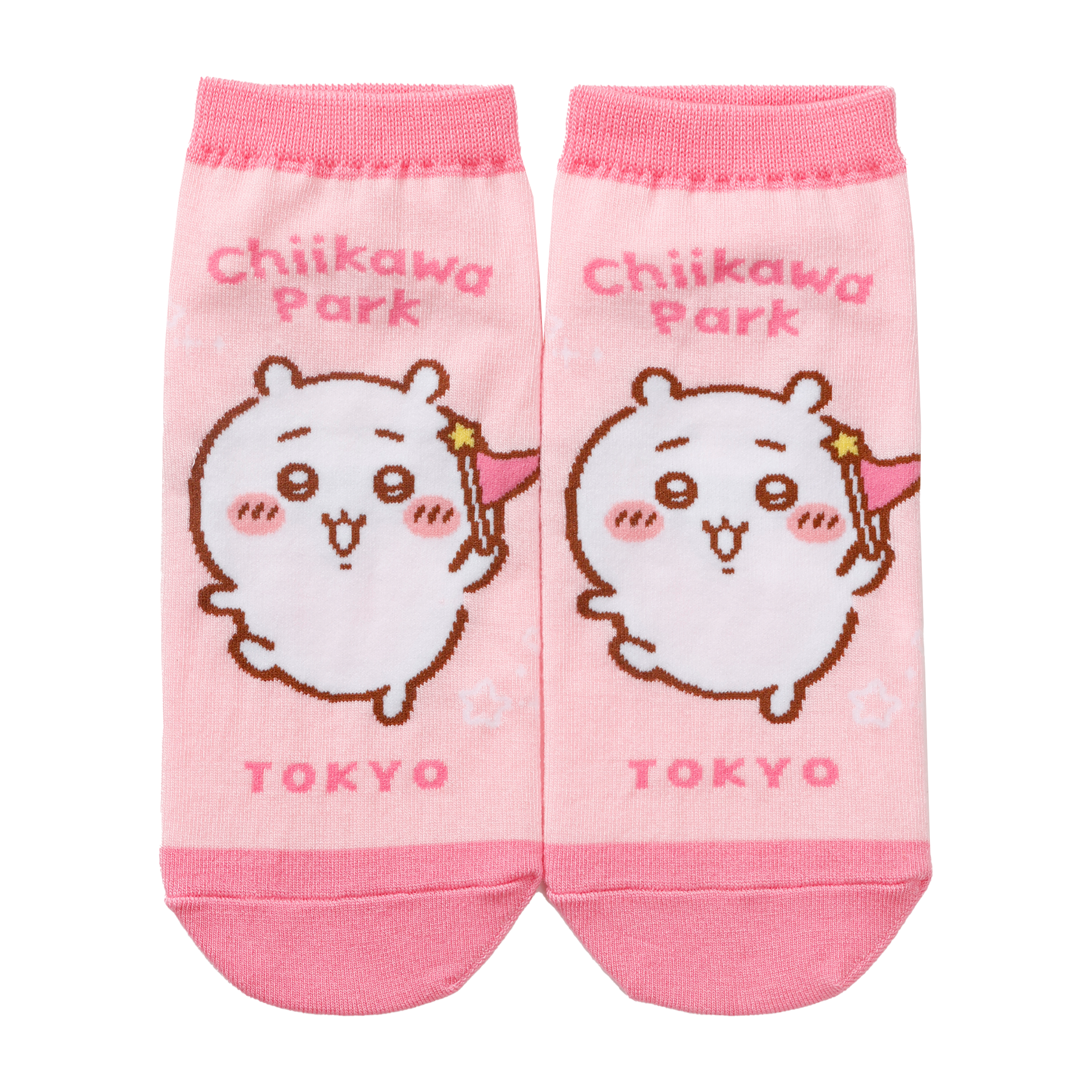 ちいかわパーク スニーカーソックス ちいかわ ピンク