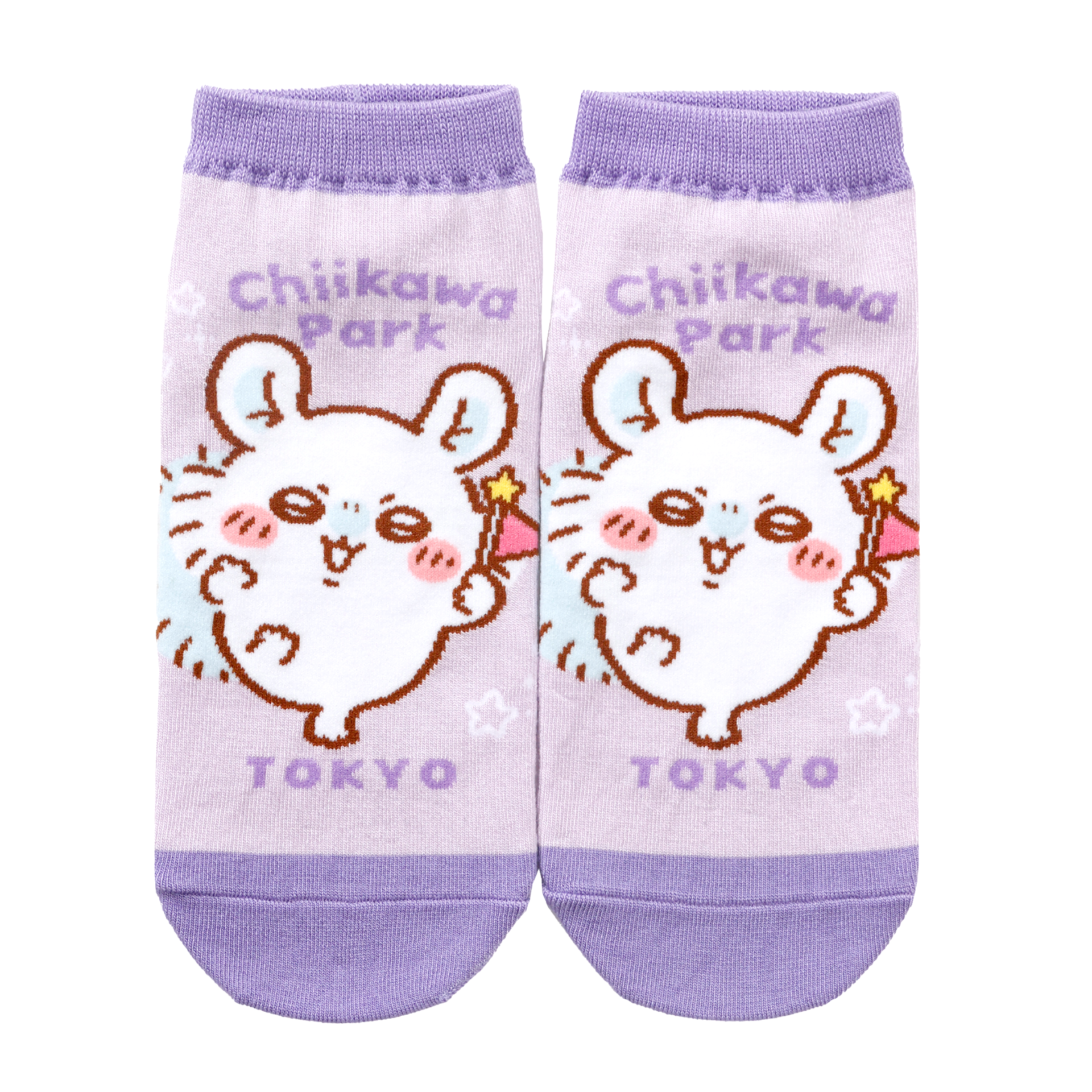 【最新入荷】 ちいかわパーク スニーカーソックス ちい | パープル モモンガ ラケット(軟式用)